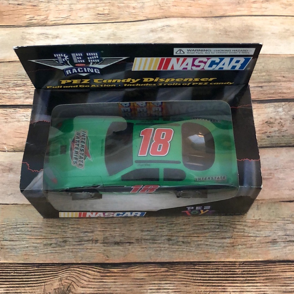 PEZ NASCAR Candy Dispenser Collectible Toy Game | For Ages 3+.